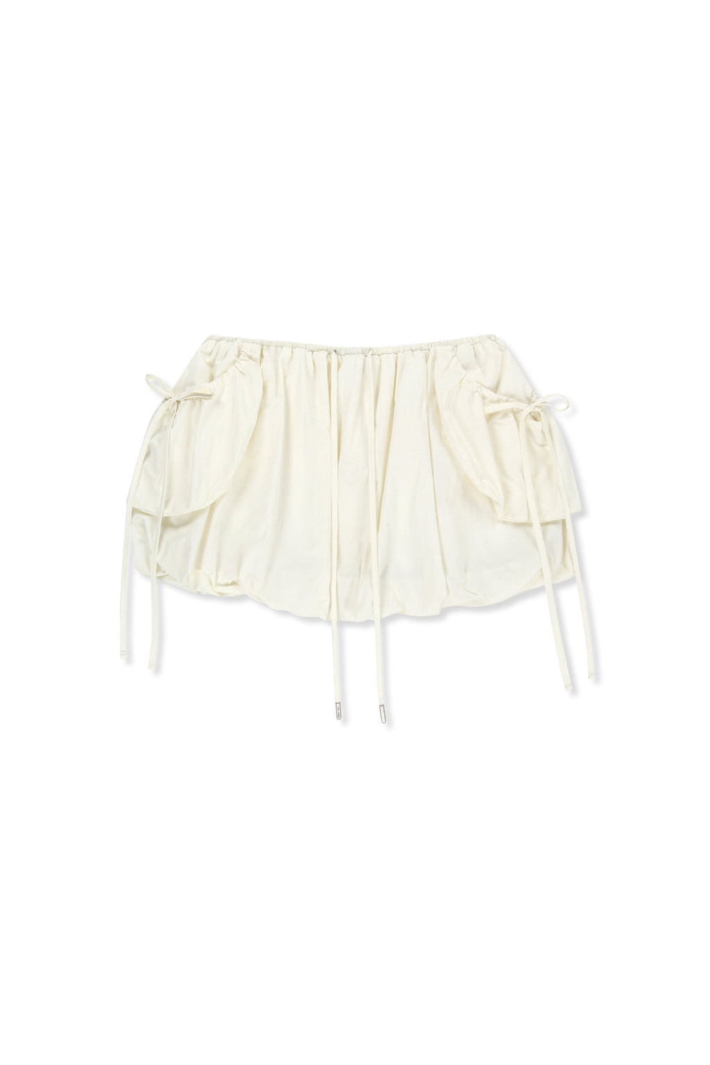 Matin Kim - Strap Detail Ballon Skirt (Ivory) product image 1 | TRAB K-Fashion Australia