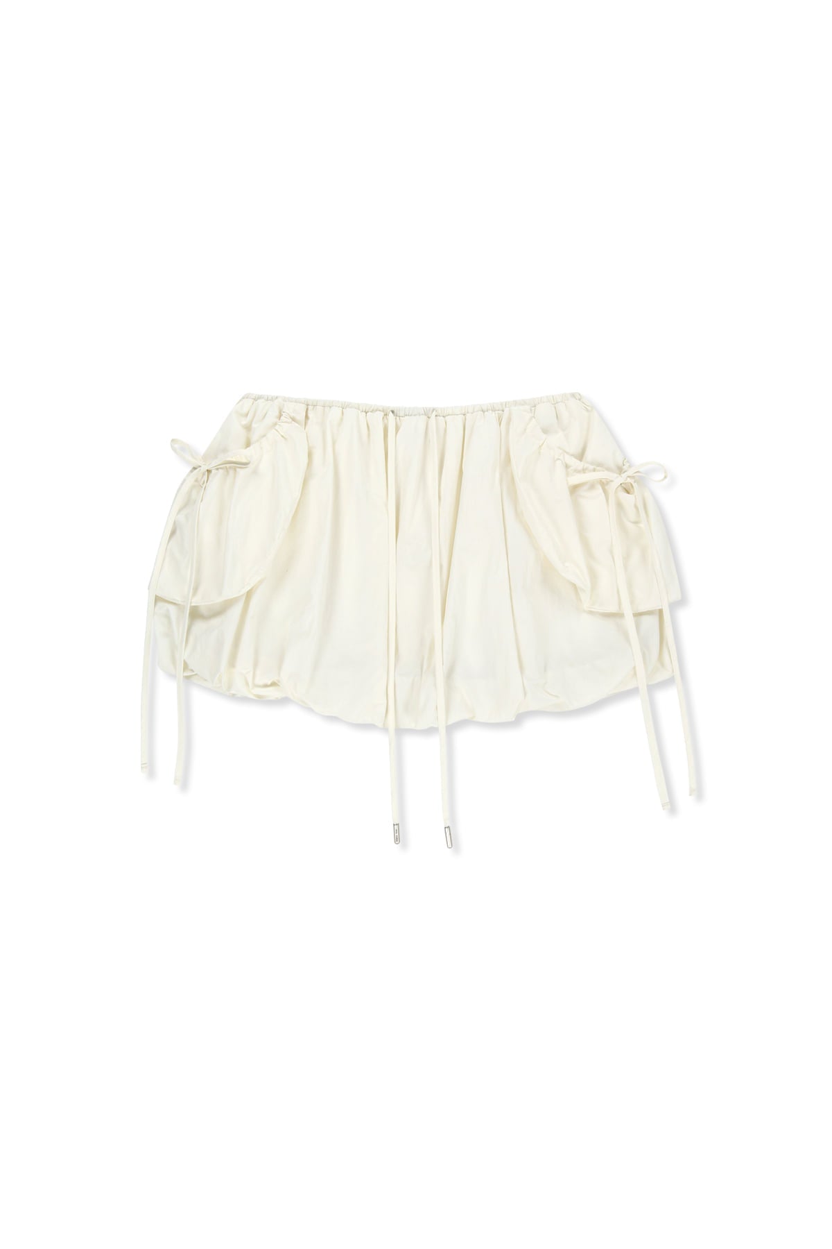 Matin Kim - Strap Detail Ballon Skirt (Ivory) product image 1 | TRAB K-Fashion Australia