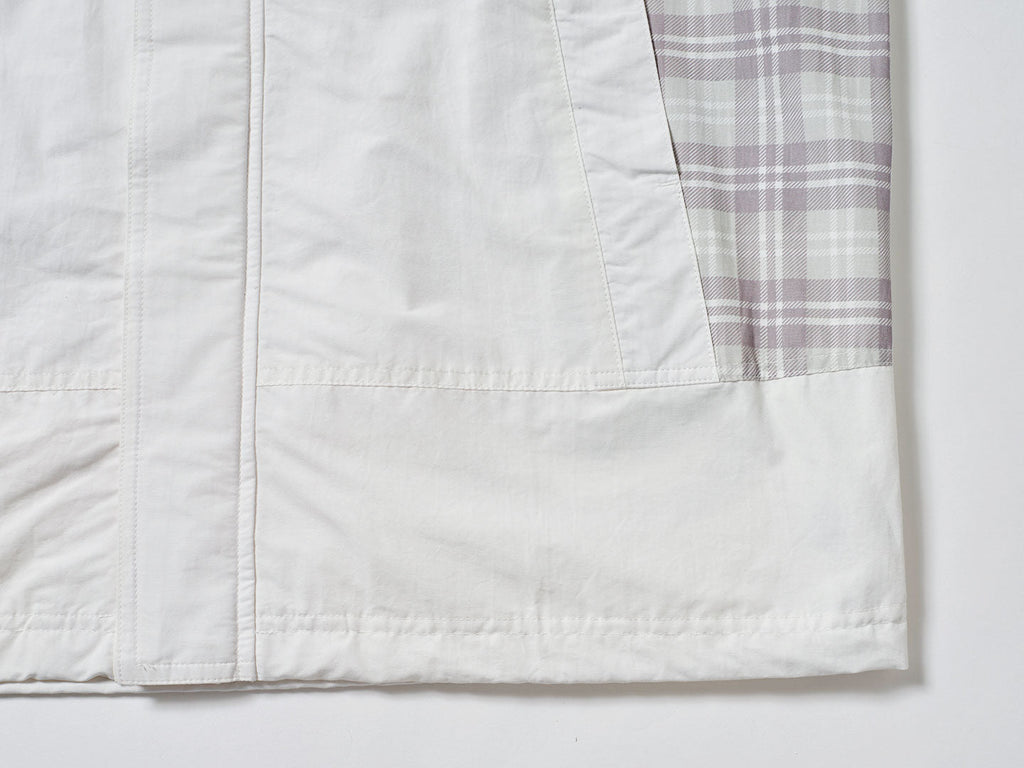 San San Gear - San San X B.E Check Jacket (White) product image 5 | TRAB K-Fashion Australia