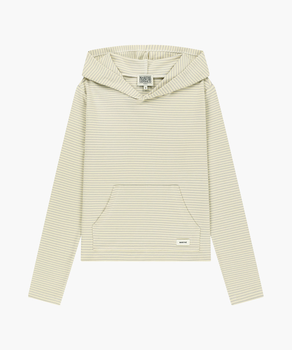 Marithe & Francois Girbaud - Basic Hoodie Long Sleeve (Butter) product image 5 | TRAB K-Fashion Australia