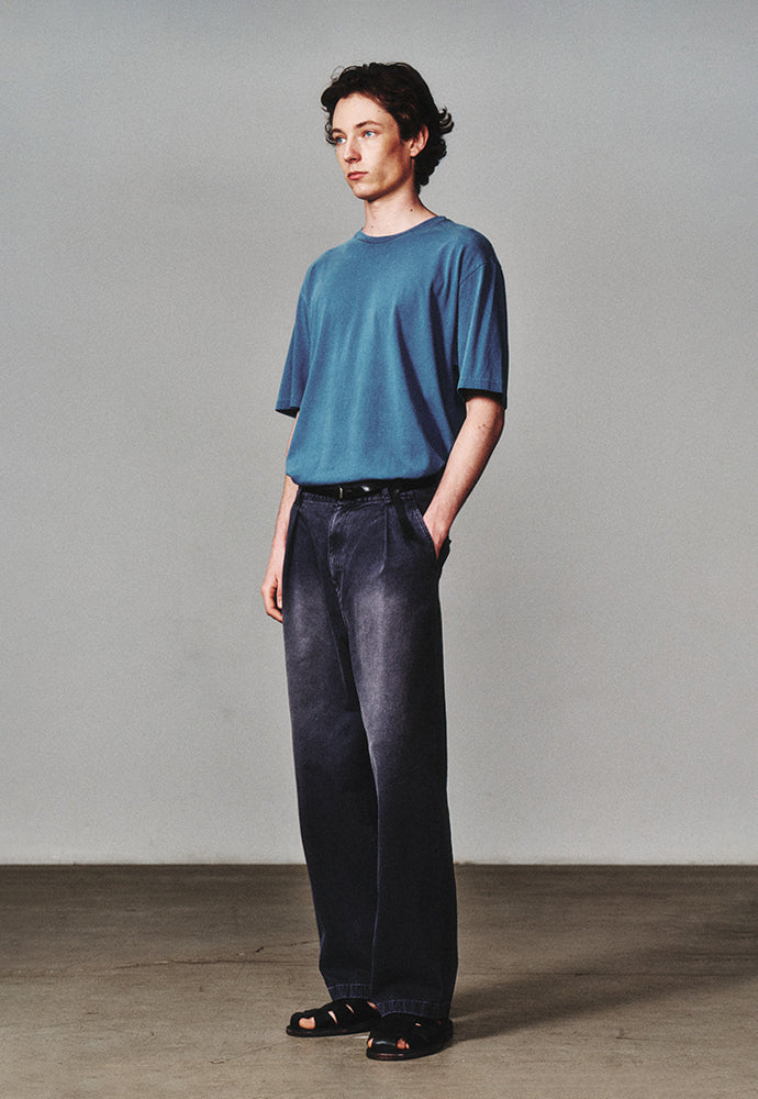 Art if acts - Garment Dyed T-Shirt (Dusty Blue) product image 2 | TRAB K-Fashion Australia