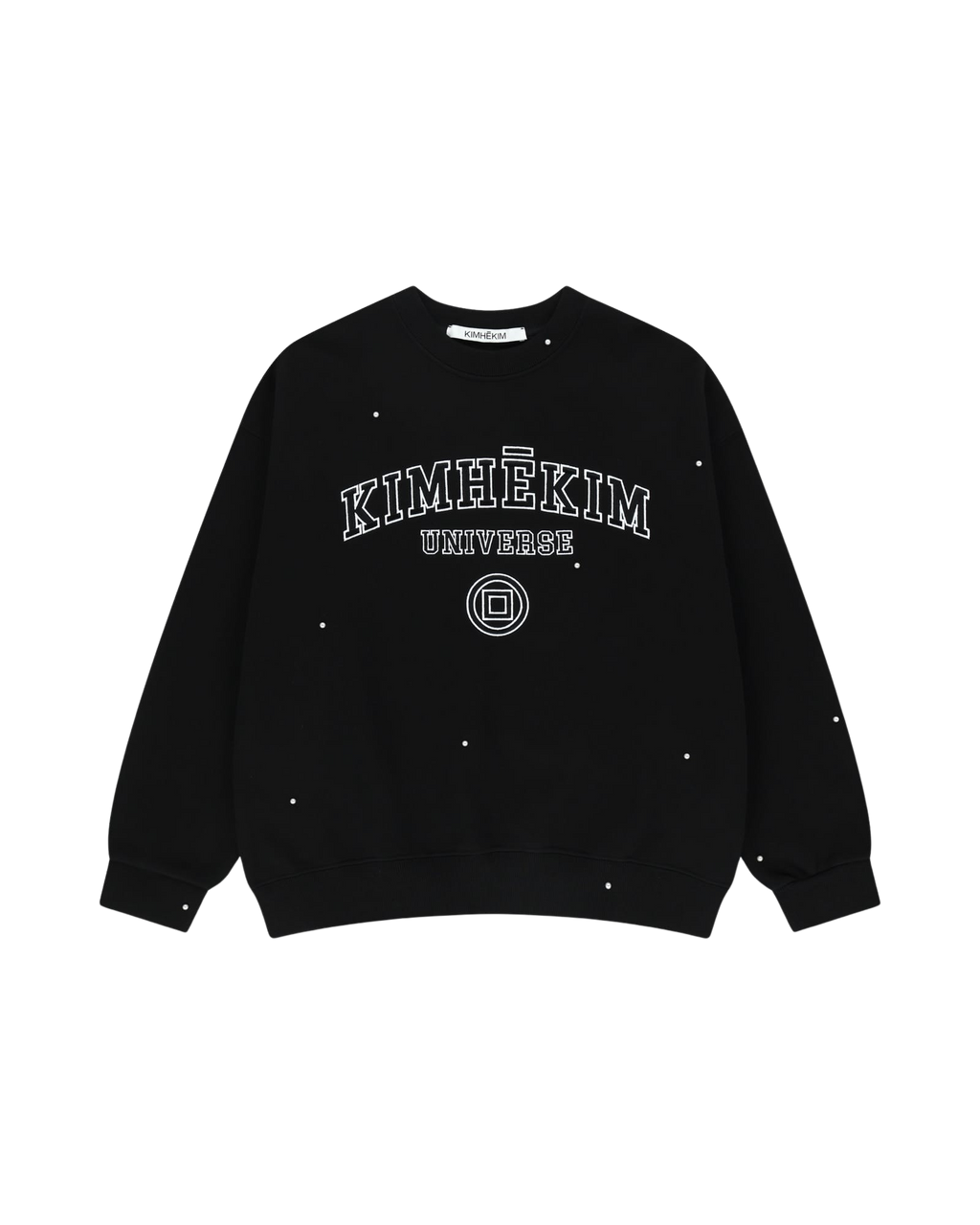 Kimhe Kim - Pearl Embellished Universe Sweatshirt (Black) product image 10 | TRAB K-Fashion Australia