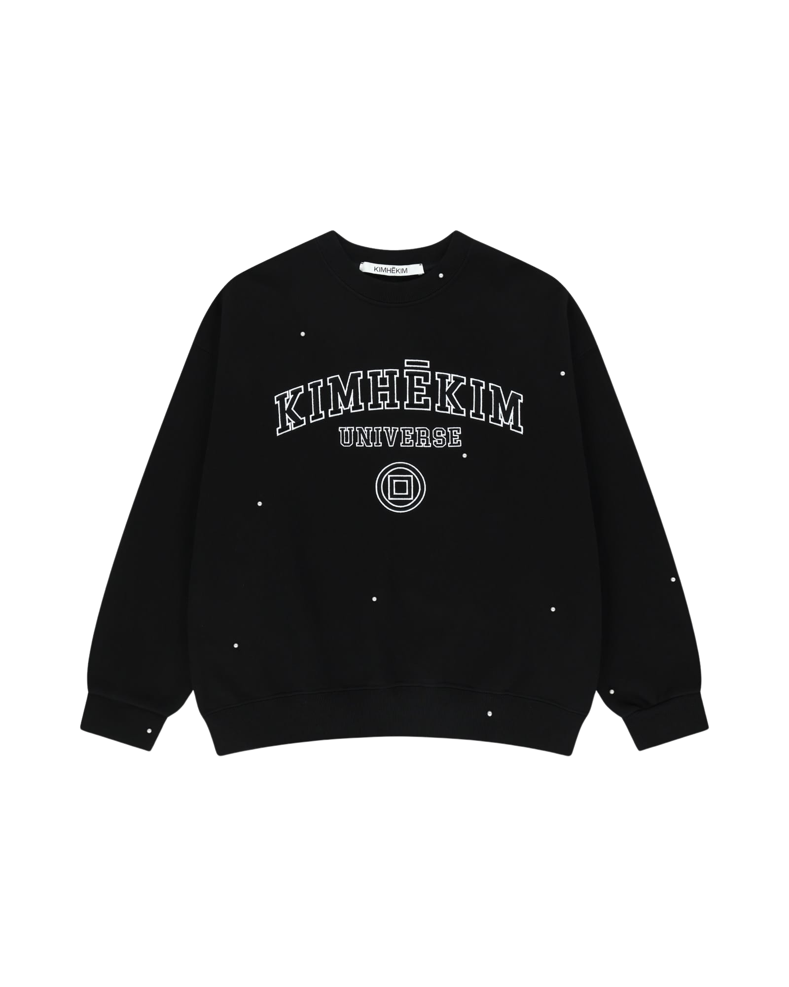 Kimhe Kim - Pearl Embellished Universe Sweatshirt (Black) product image 10 | TRAB K-Fashion Australia