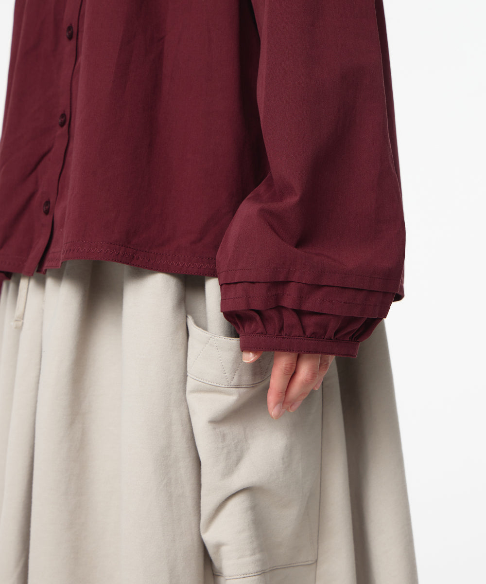 Coyseio - Graphic Round Collar Shirt (Wine) product image 9 | TRAB K-Fashion Australia