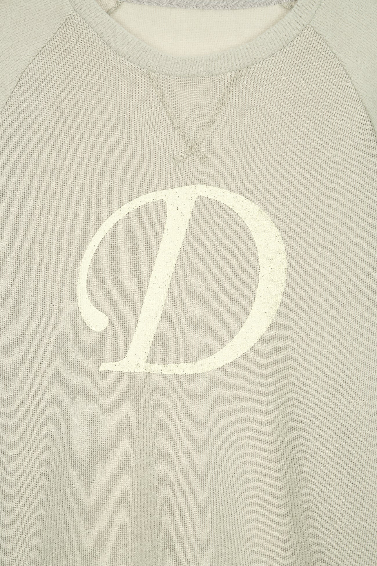 Deinet - Smooth D Logo Sweatshirts (Ash Beige) product image 4 | TRAB K-Fashion Australia