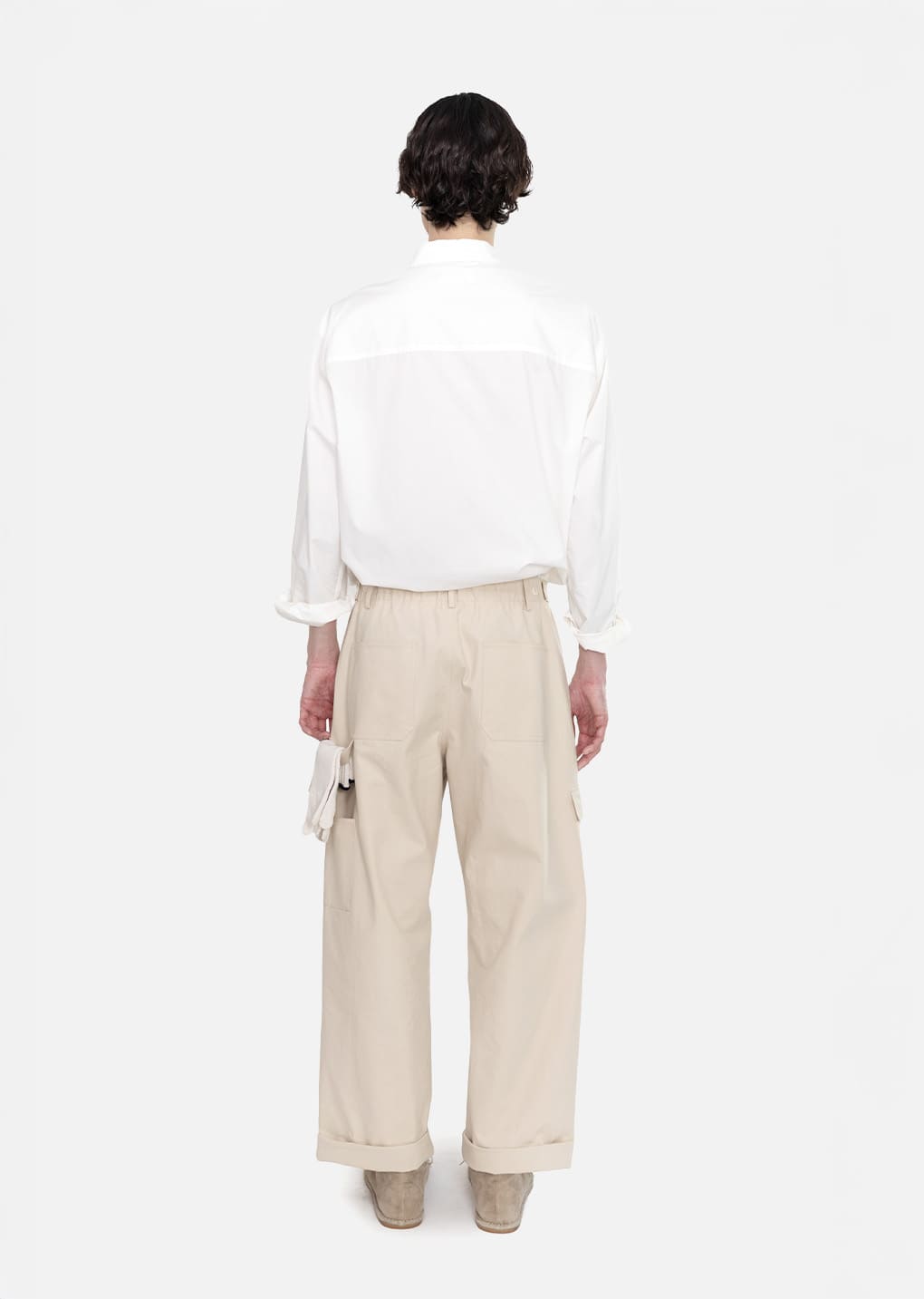 Amomento - Men's Pocket Work Trousers (Beige) product image 4 | TRAB K-Fashion Australia