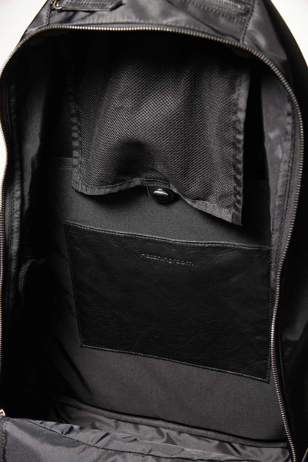 Hatchingroom - Nylon Leather Backpack (Black) product image 15 | TRAB K-Fashion Australia
