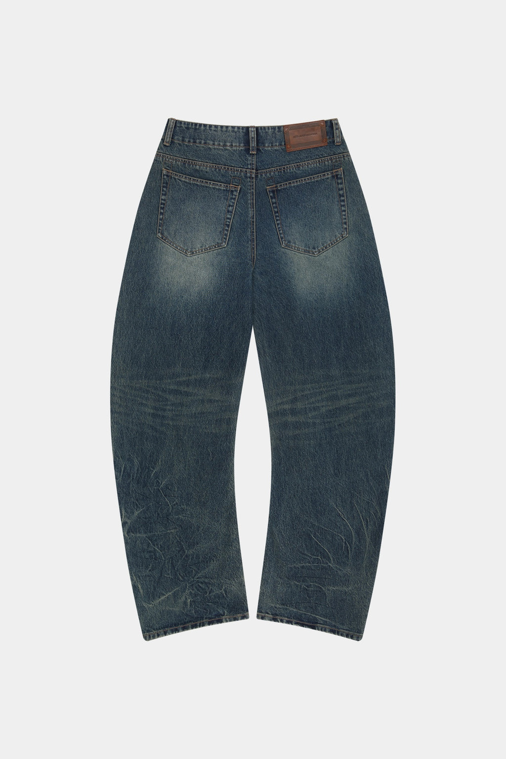 Andersson Bell - Hook And Eye Curved Jeans (Blue) product image 9 | TRAB K-Fashion Australia
