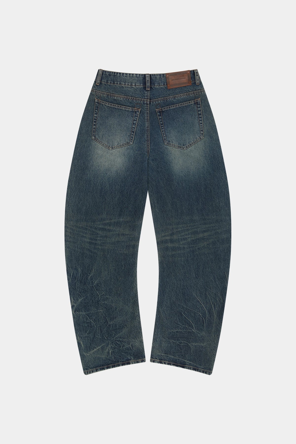 Andersson Bell - Hook And Eye Curved Jeans (Blue) product image 9 | TRAB K-Fashion Australia