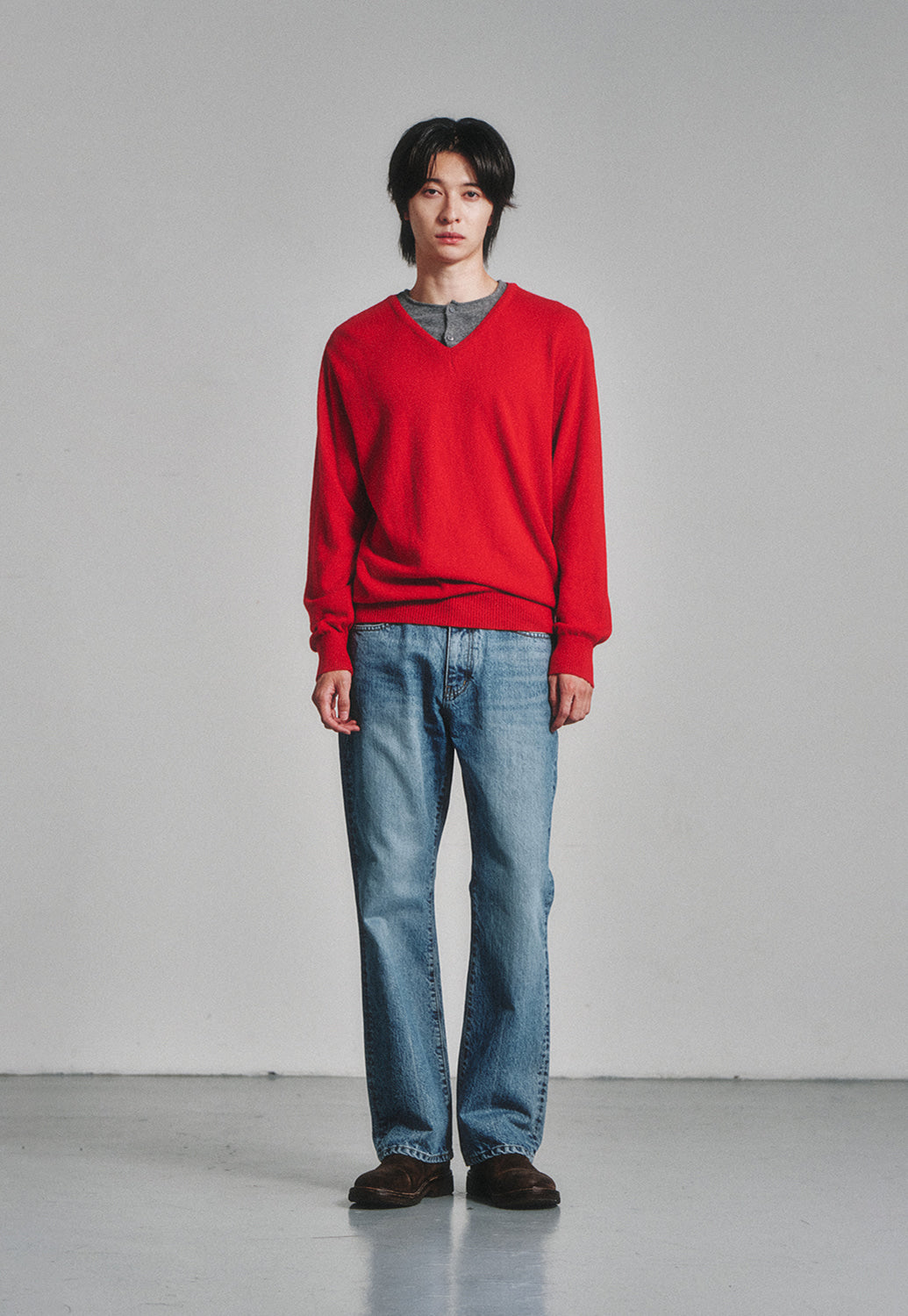 Art if acts - Regular Flare Jeans (Light Indigo) product image 2 | TRAB K-Fashion Australia