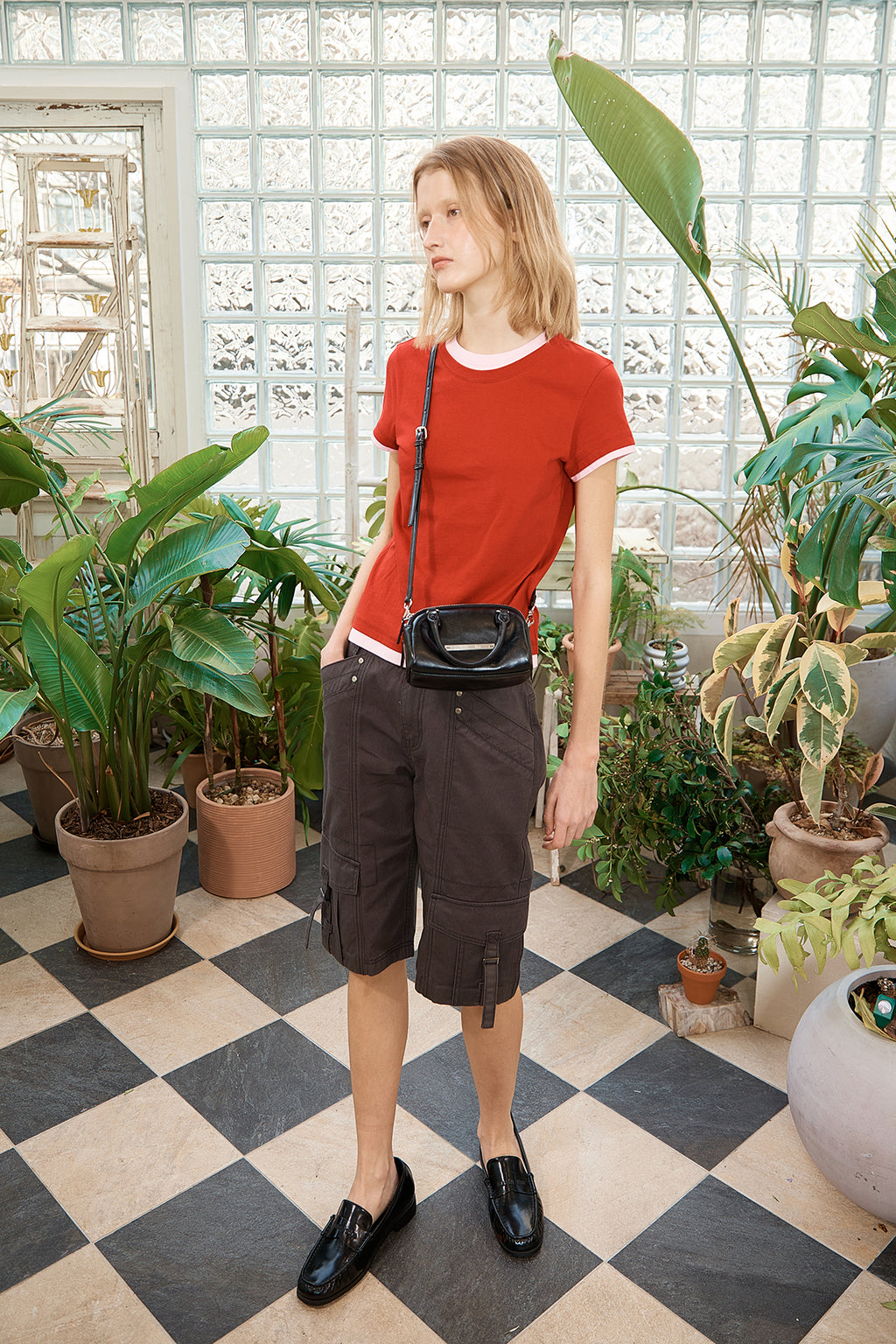 Matin Kim - Color Point Layered Top (Red) product image 11 | TRAB K-Fashion Australia