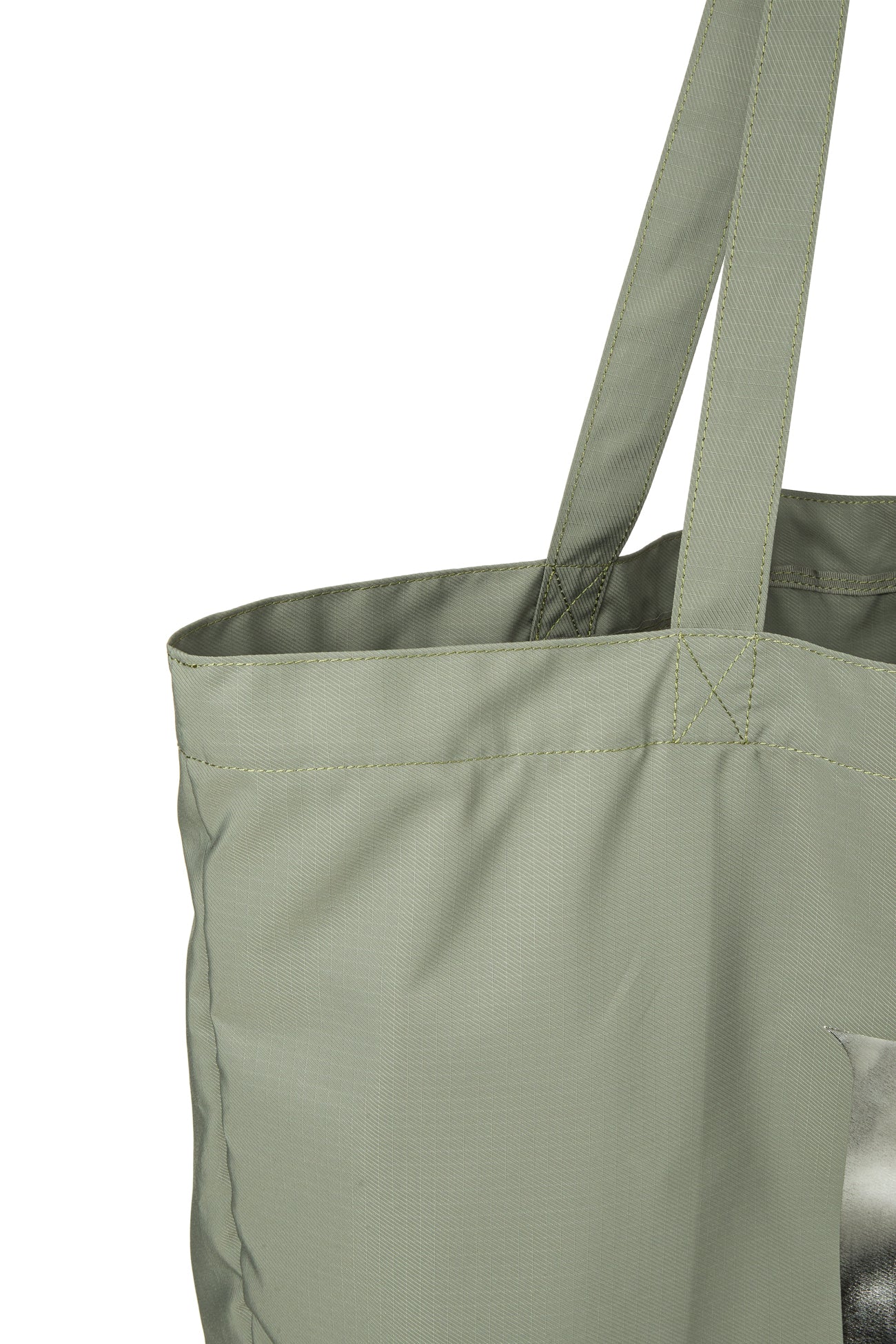 Deinet - Point Logo Shoulder Big Bag (Khaki) product image 5 | TRAB K-Fashion Australia