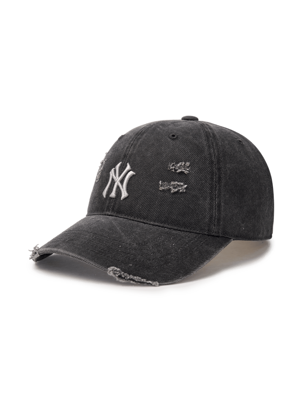 MLB Korea - MLB Damaged Washed Unstructured Ball Cap New York Yankees (Dark Gray) product image 2 | TRAB K-Fashion Australia