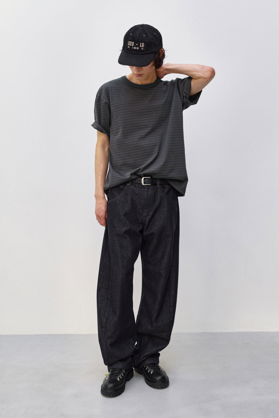 Insilence - Location Patch 6-Panel Cap (Black) product image 6 | TRAB K-Fashion Australia