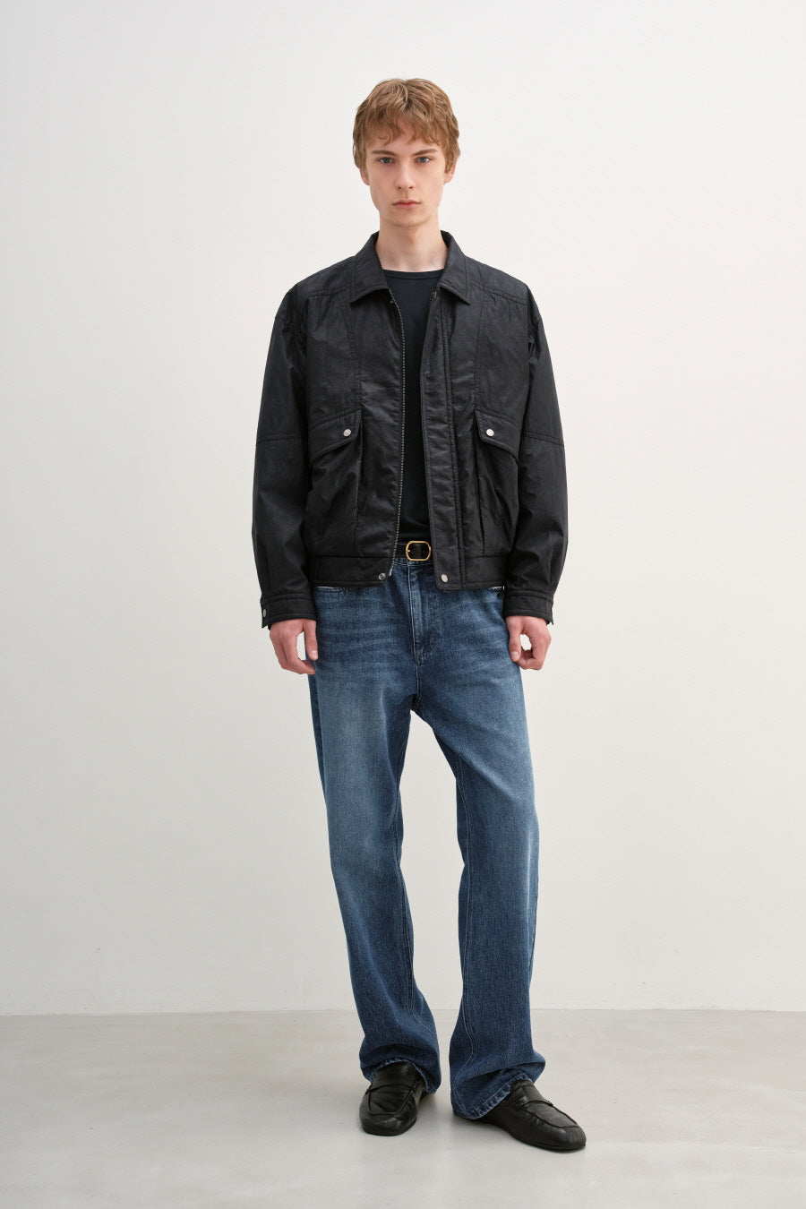 Insilence - Oversized Chintz Blouson (Black) product image 1 | TRAB K-Fashion Australia