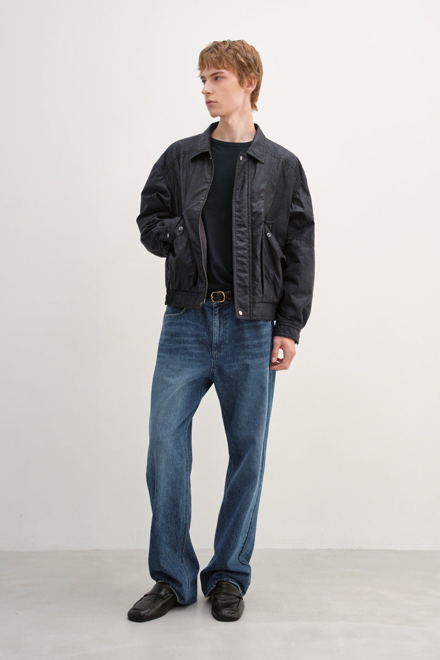Insilence - Oversized Chintz Blouson (Black) product image 2 | TRAB K-Fashion Australia