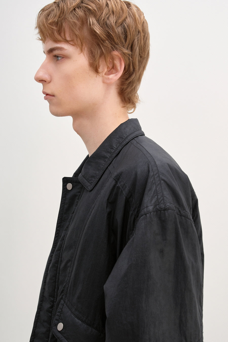 Insilence - Oversized Chintz Blouson (Black) product image 6 | TRAB K-Fashion Australia