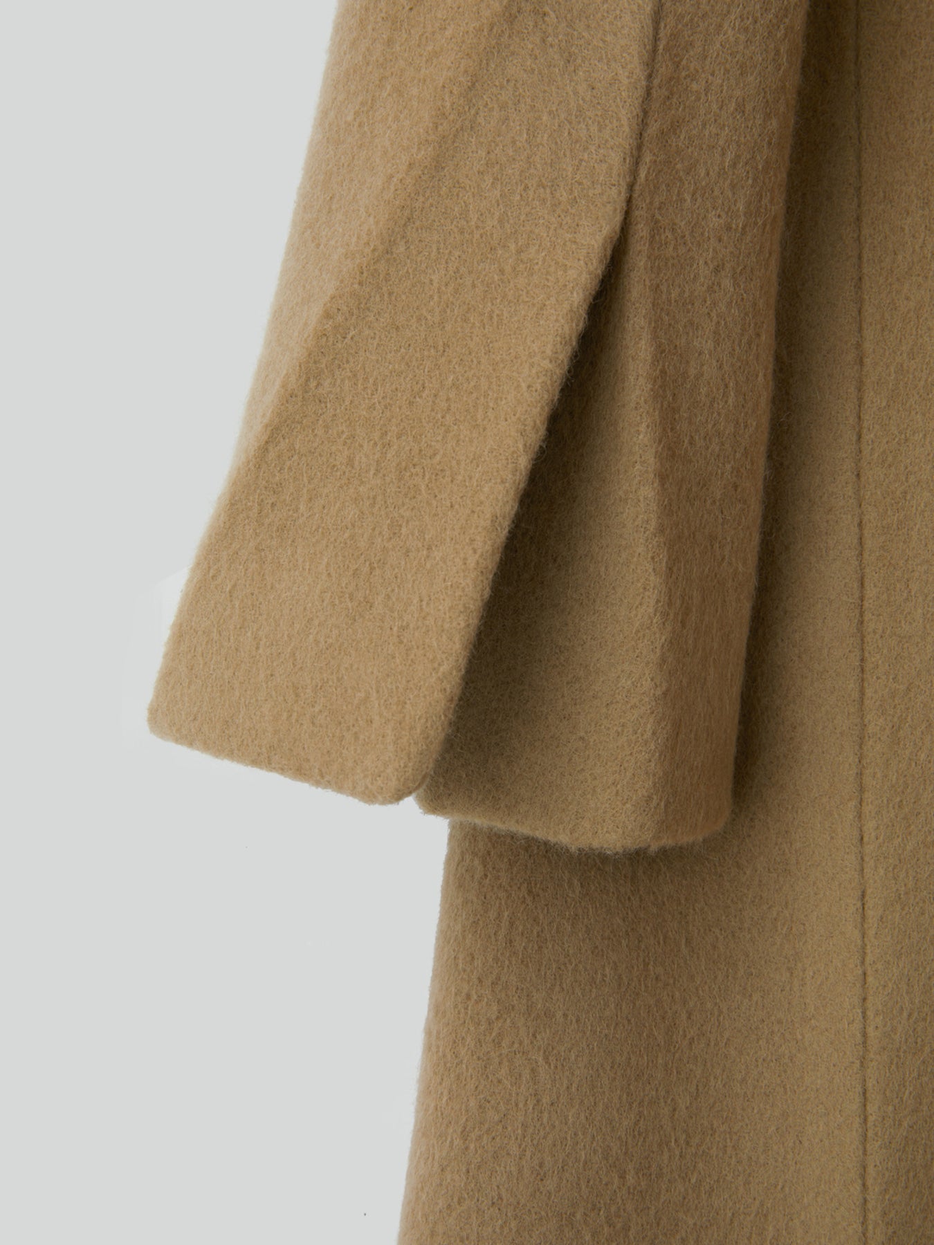 Recto - Hairy Wool Single Coat (Light Khaki) product image 8 | TRAB K-Fashion Australia