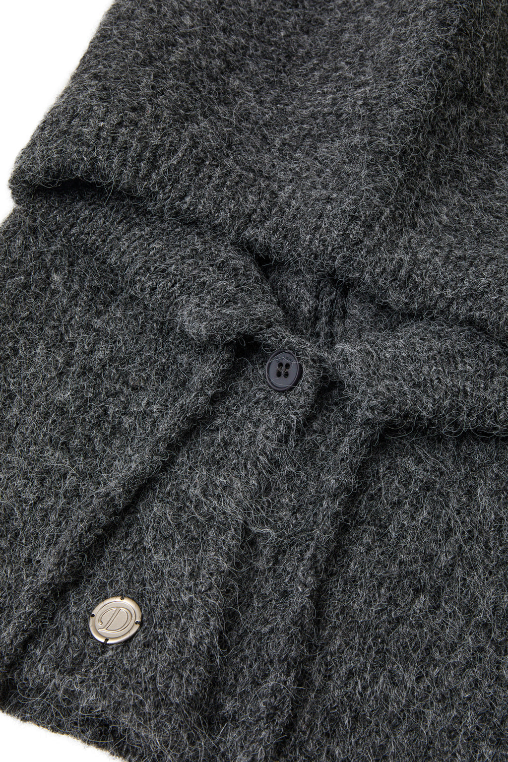 Deinet - Hairy Wool Balaclava (Charcoal) product image 4 | TRAB K-Fashion Australia