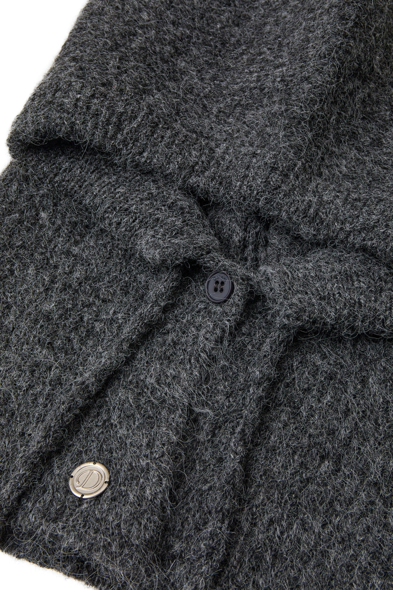 Deinet - Hairy Wool Balaclava (Charcoal) product image 4 | TRAB K-Fashion Australia