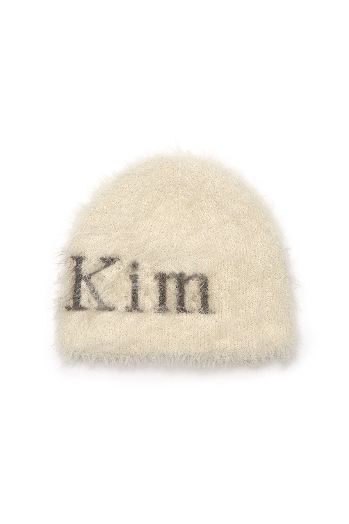 Matin Kim - Matin Hairy Knit Beanie (Light Beige) product image 5 | TRAB K-Fashion Australia