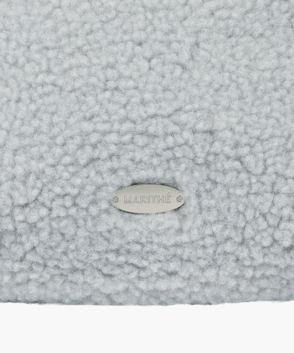 Marithe & Francois Girbaud - Fur Mini Tote Bag (Sky Blue) product image 4 | TRAB K-Fashion Australia