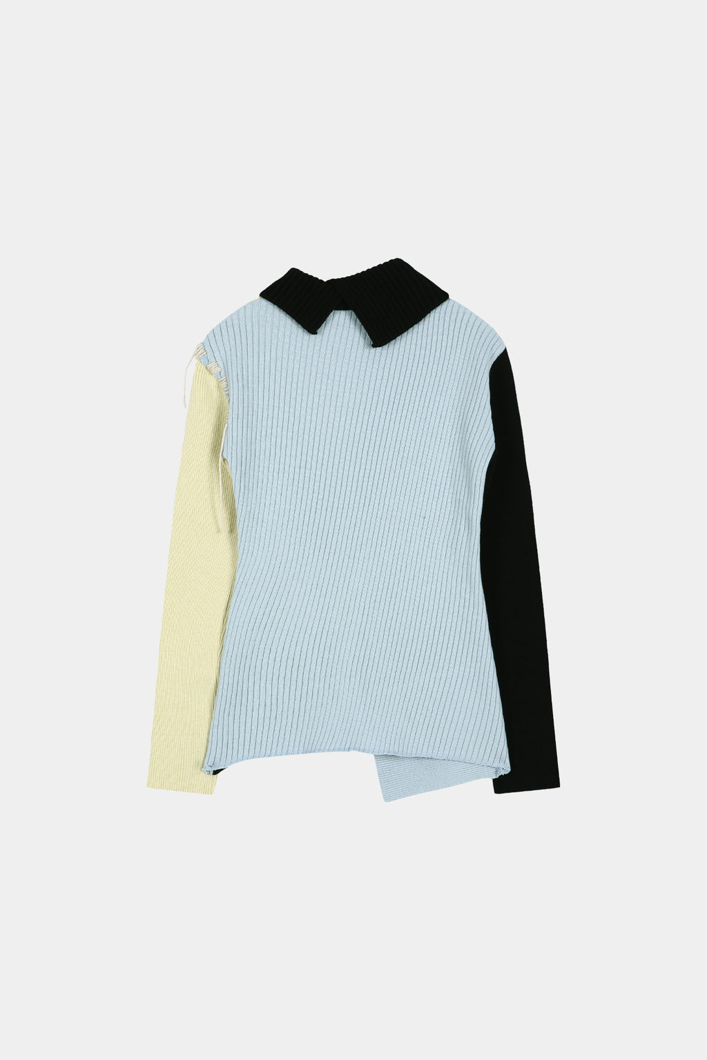 Andersson Bell - Asymmetric Panel Collar Sweater (Black) product image 12 | TRAB K-Fashion Australia