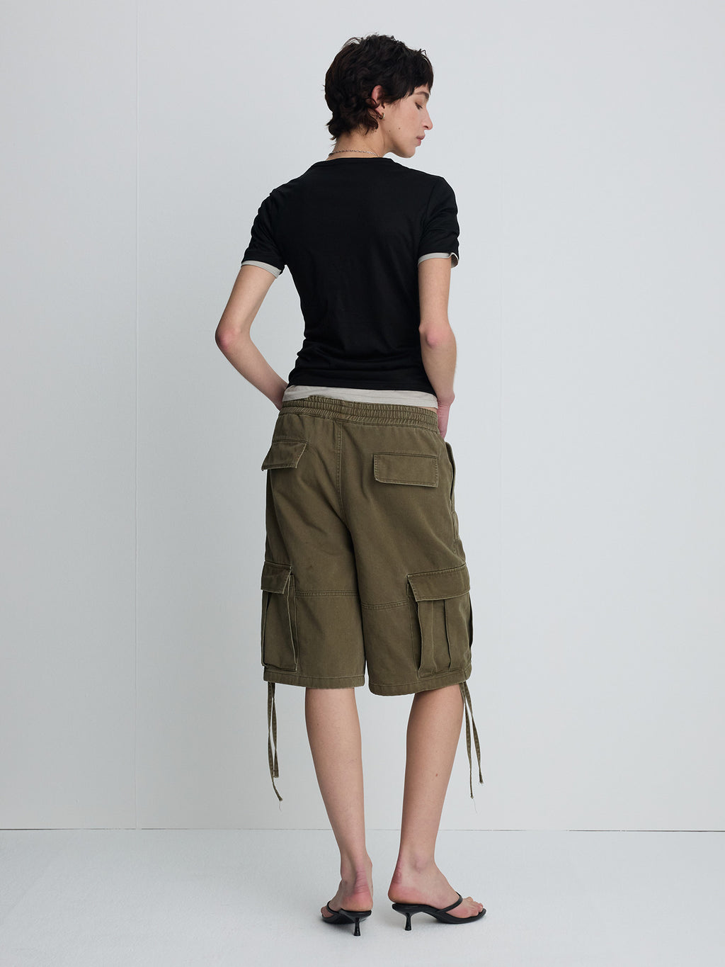 Tonywack - Tencel Short Sleeve T-Shirt (Black) product image 3 | TRAB K-Fashion Australia