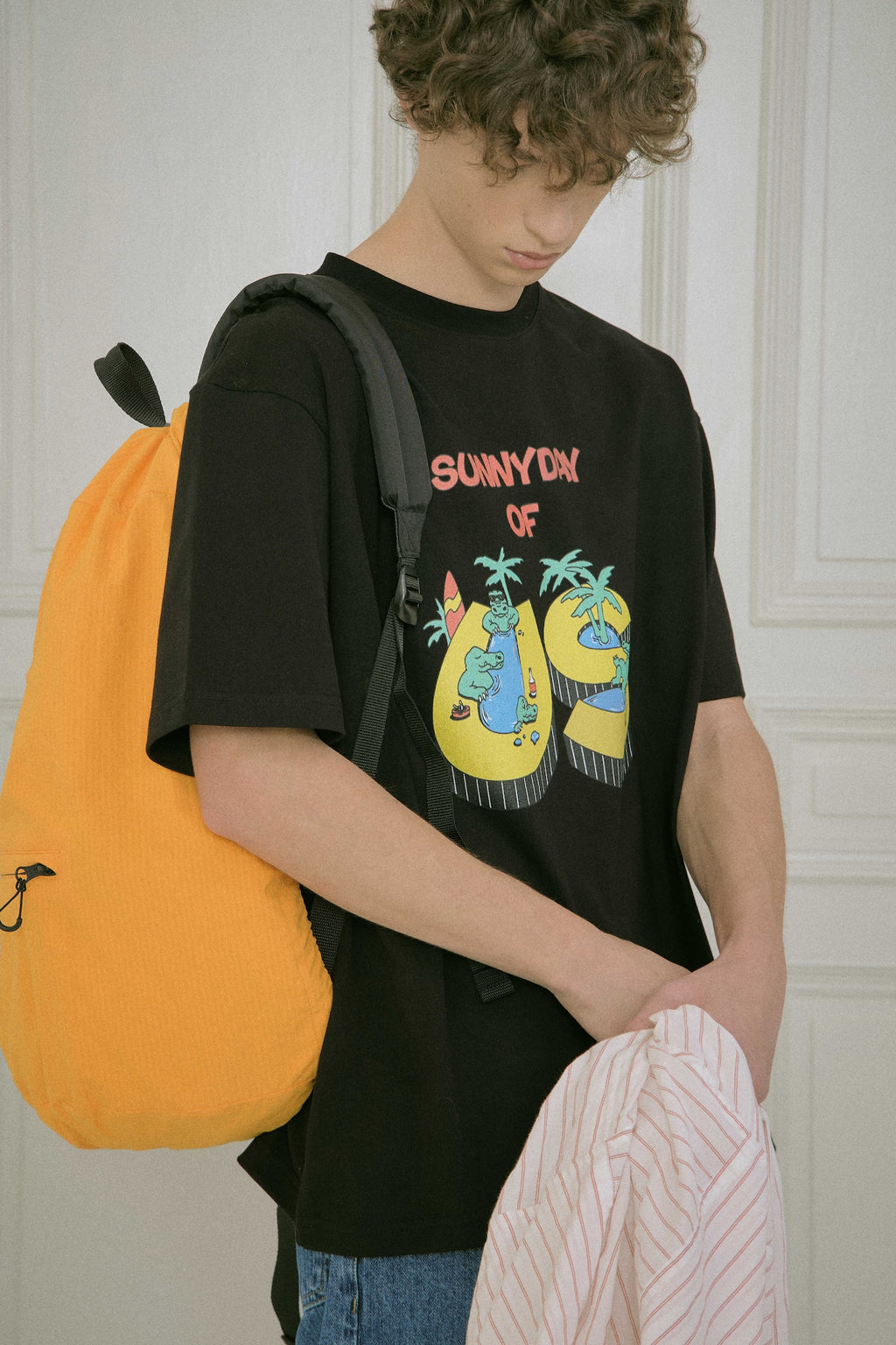 STU - Us Printing T-Shirt (Black) product image 8 | TRAB K-Fashion Australia