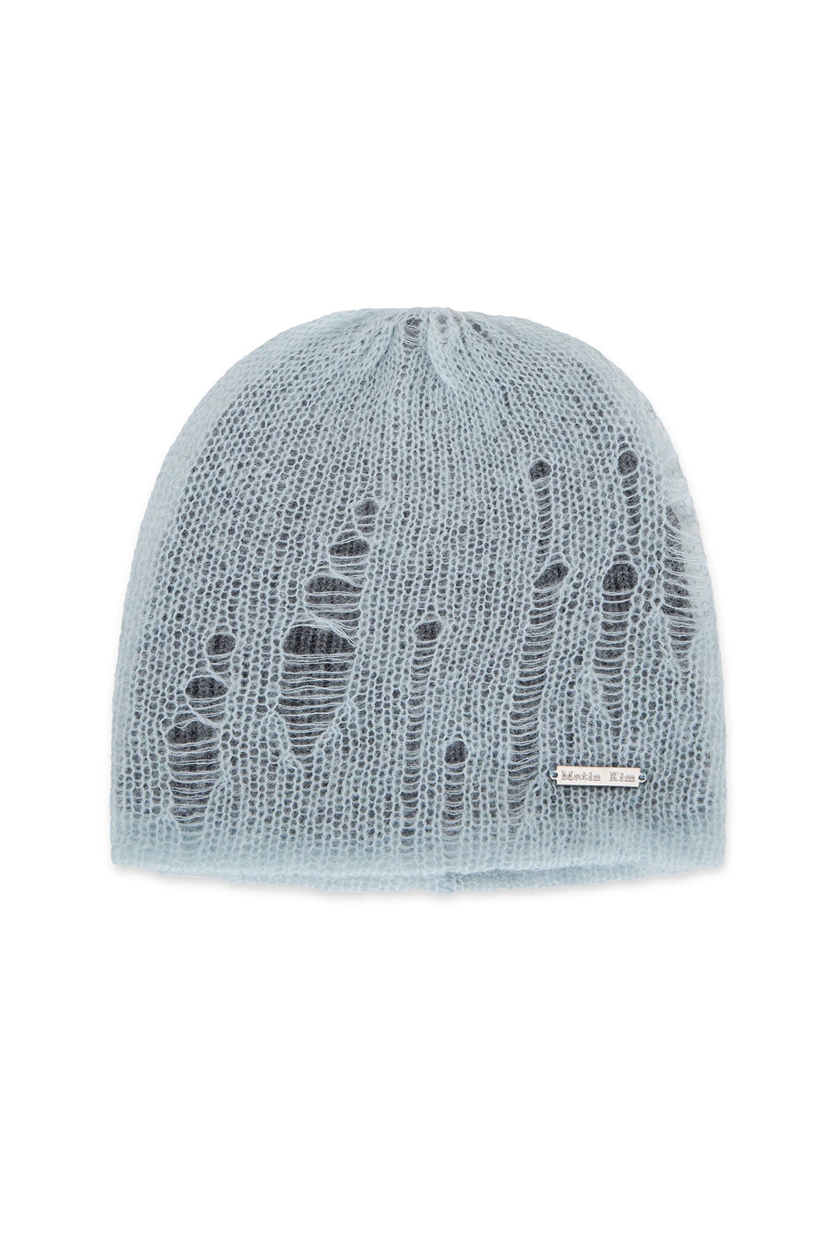 Matin Kim - Vintage Layer Knit Beanie (Light Blue) | TRAB K-Fashion