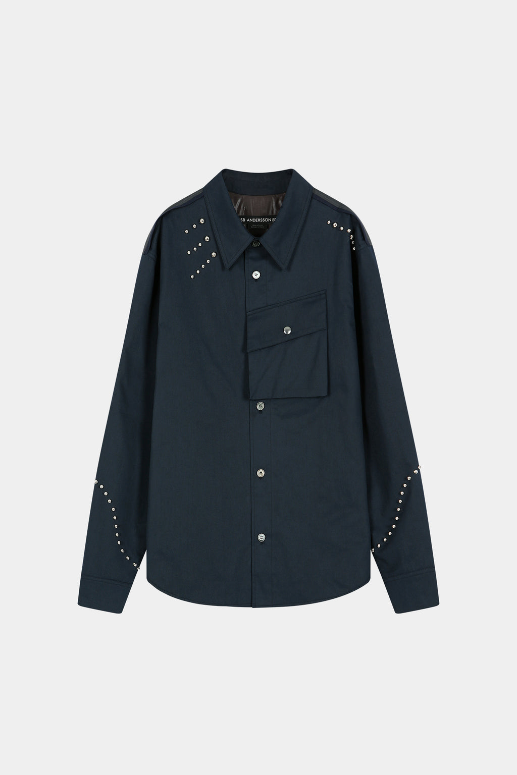 Andersson Bell - Roghen Studded Shirt (dark Navy) (Dark Navy) product image 8 | TRAB K-Fashion Australia