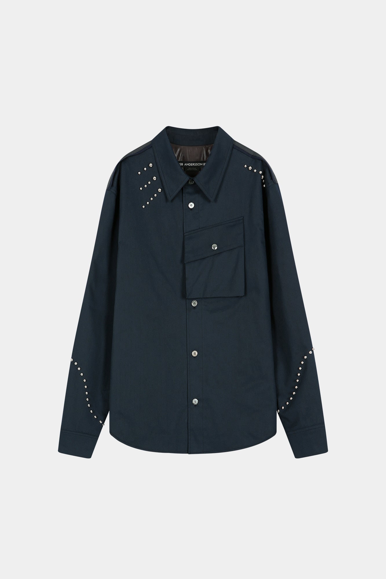 Andersson Bell - Roghen Studded Shirt (dark Navy) (Dark Navy) product image 8 | TRAB K-Fashion Australia