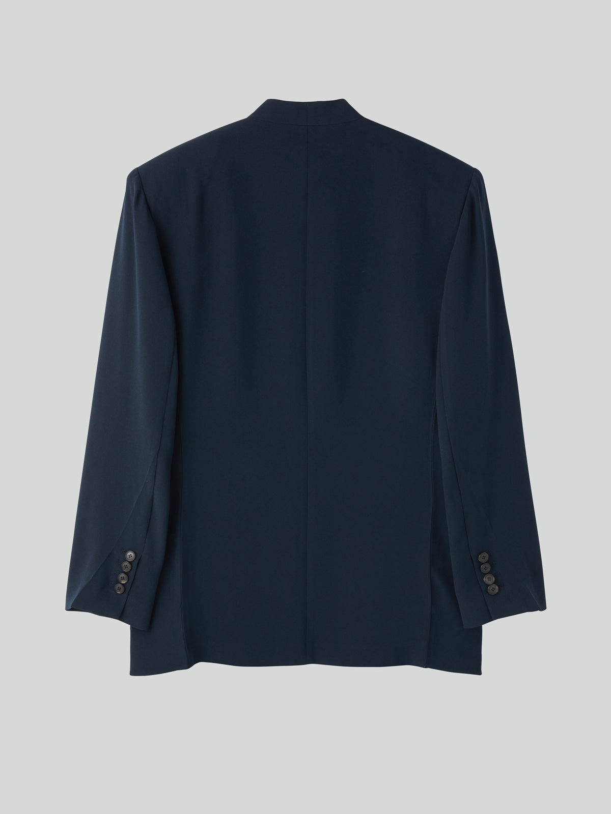 Recto - Collar Detail Fluid Suit Jacket (Dark Navy) product image 7 | TRAB K-Fashion Australia