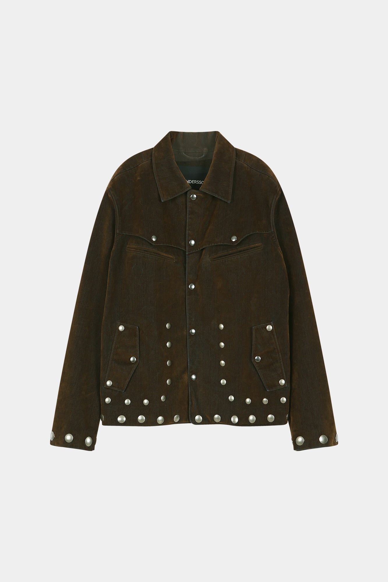 Andersson Bell - Georgia Flock Velvet Jacket (brown) (Brown) product image 11 | TRAB K-Fashion Australia