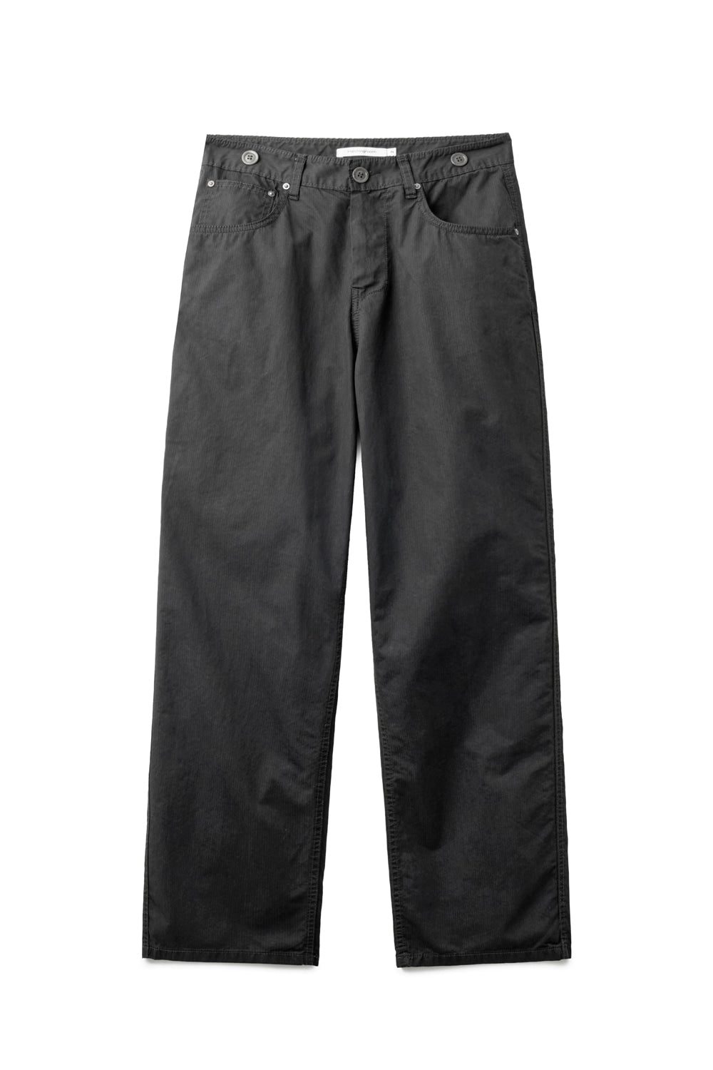 Hatchingroom - Shield Pants Herringbone Stripe (Dyed Black) product image 1 | TRAB K-Fashion Australia