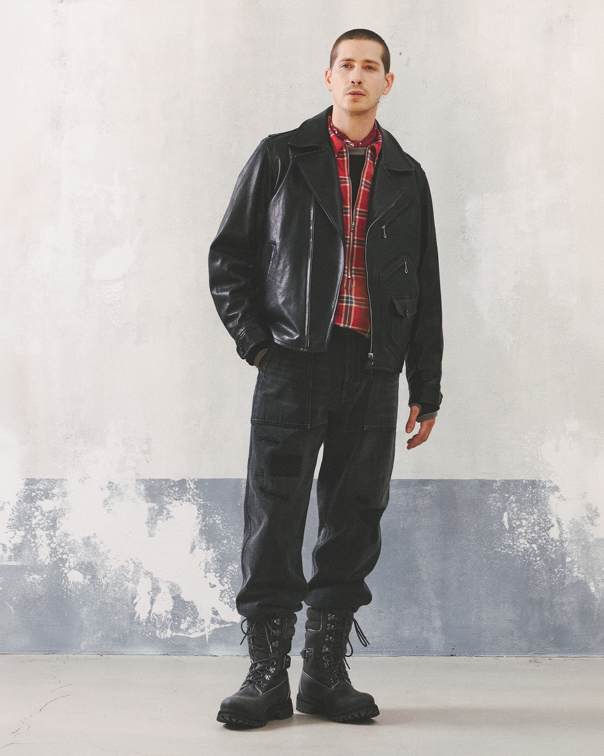 Eastlogue - Wayward Leather Rider Jacket (Black) product image 1 | TRAB K-Fashion Australia