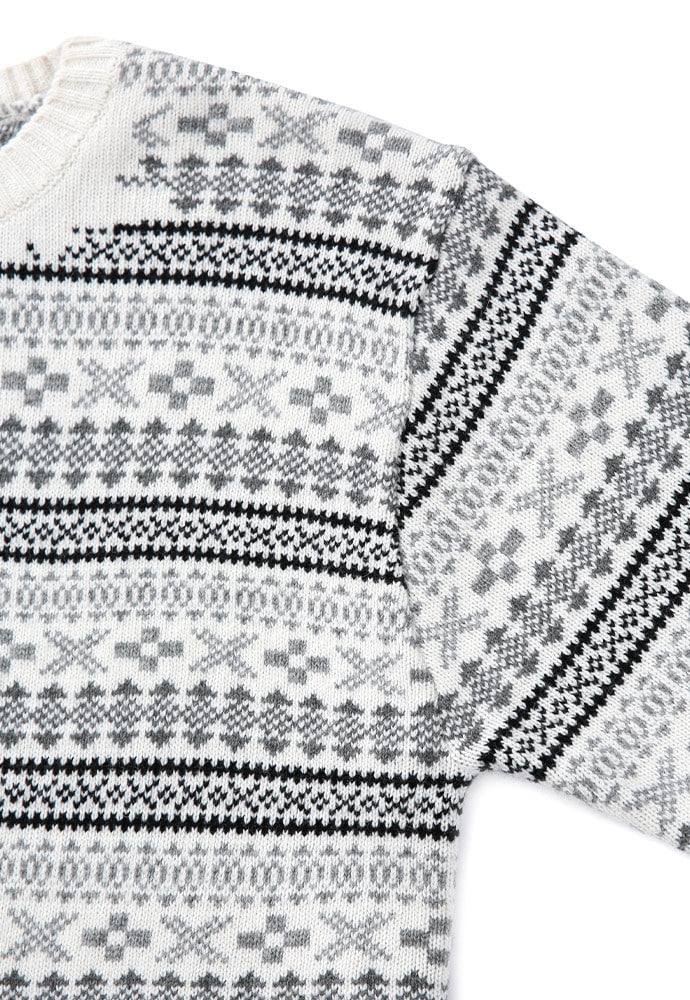 Tonywack - Flow Fair-Isle Sweater (Ecru) product image 11 | TRAB K-Fashion Australia
