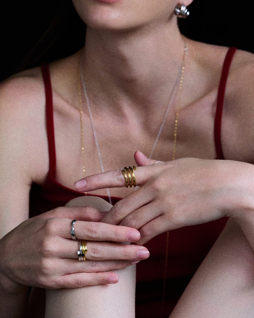 Numbering - Coil Stack Ring #8401 product image 3 | TRAB K-Fashion Australia