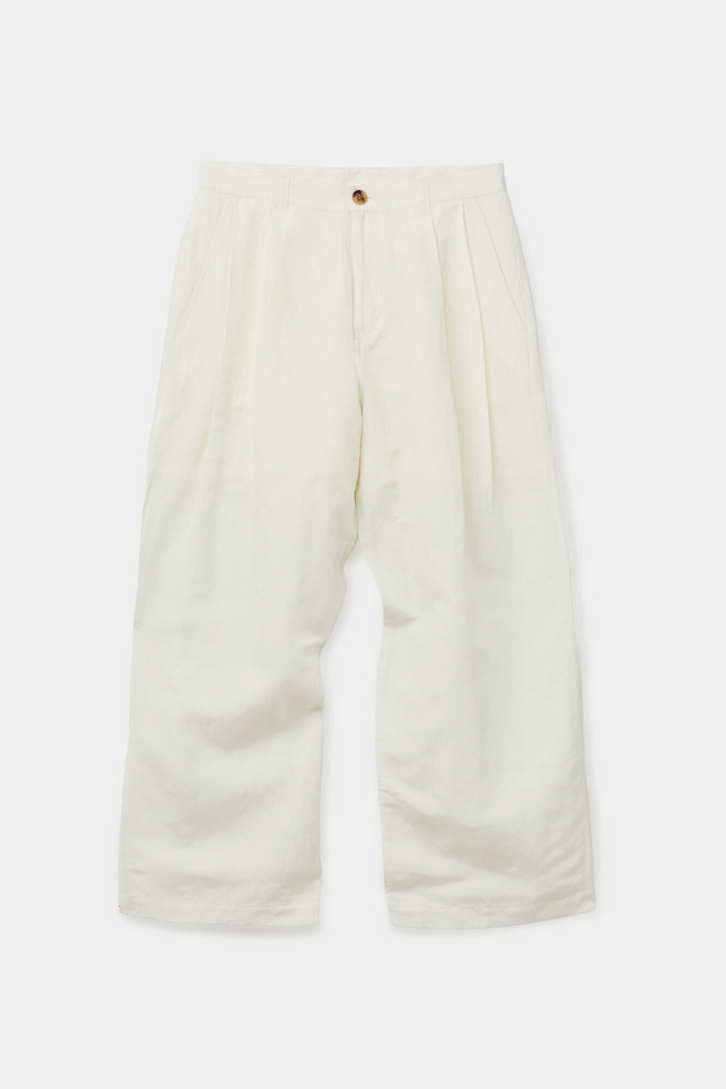 Coor - Classy Oversized Two-Tuck Trousers (White) product image 1 | TRAB K-Fashion Australia
