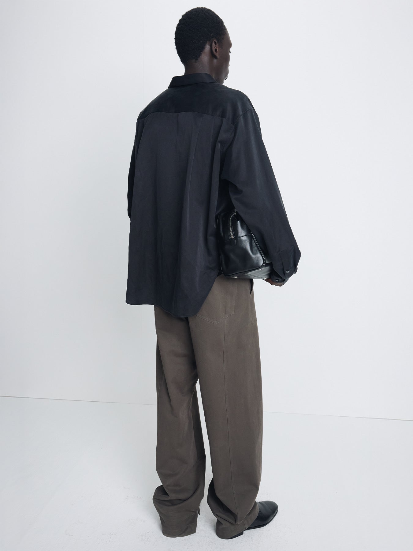 Tonywack - Brushed Cotton Drill Relaxed String Pants (Olive) product image 10 | TRAB K-Fashion Australia