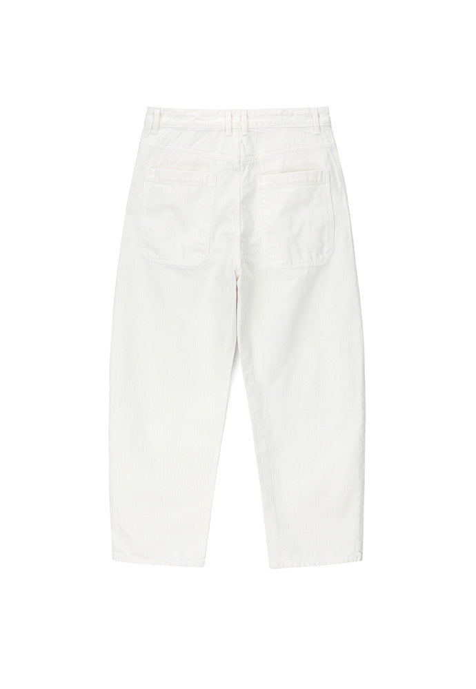 Art if acts - One Tuck Curve Denim Pants (Off White) product image 7 | TRAB K-Fashion Australia