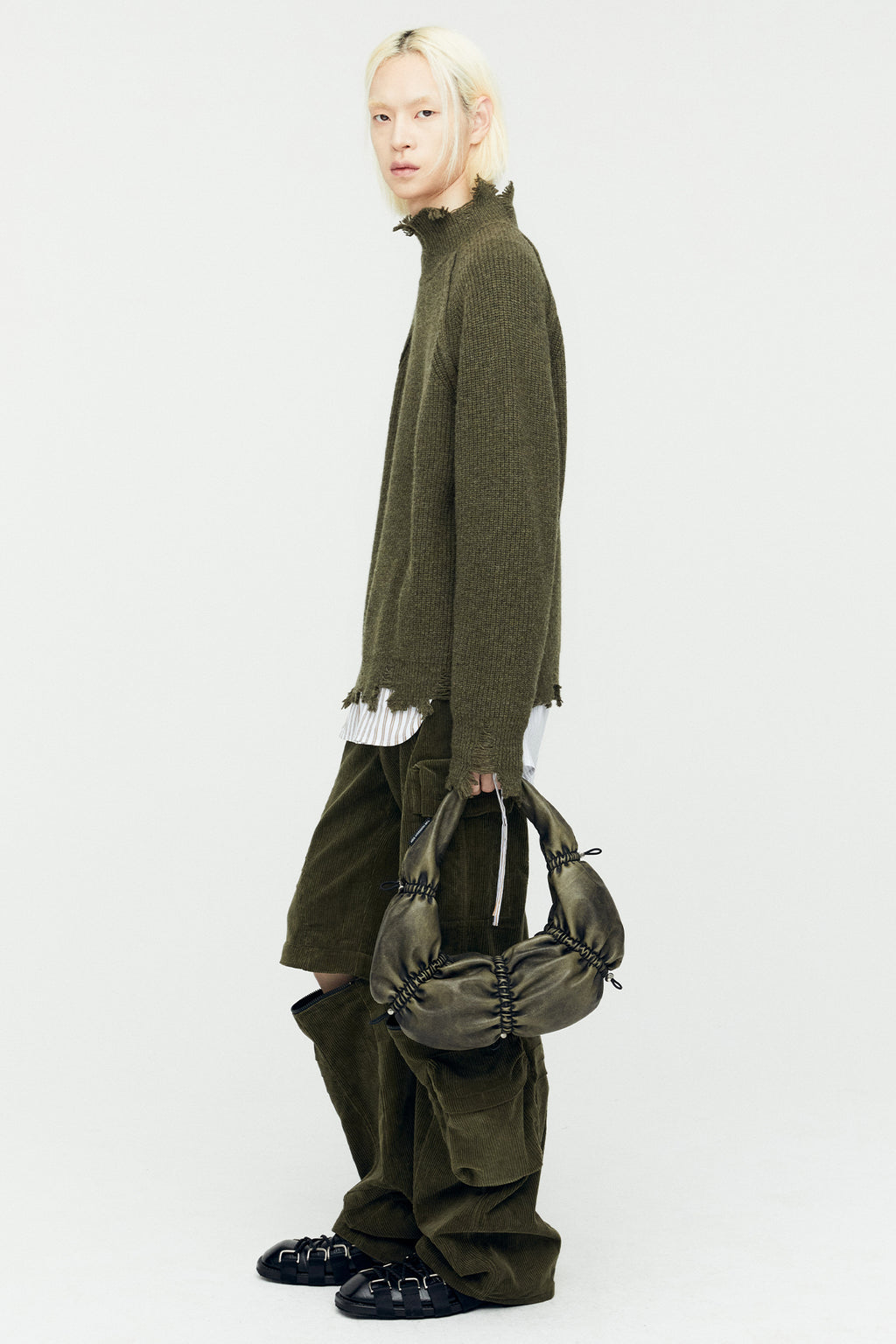 Andersson Bell - Roghen Turtle Neck Sweater (Taupe) product image 3 | TRAB K-Fashion Australia