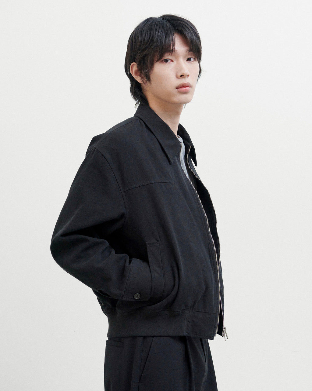 Brownyard - Washed Blouson (Black) product image 2 | TRAB K-Fashion Australia
