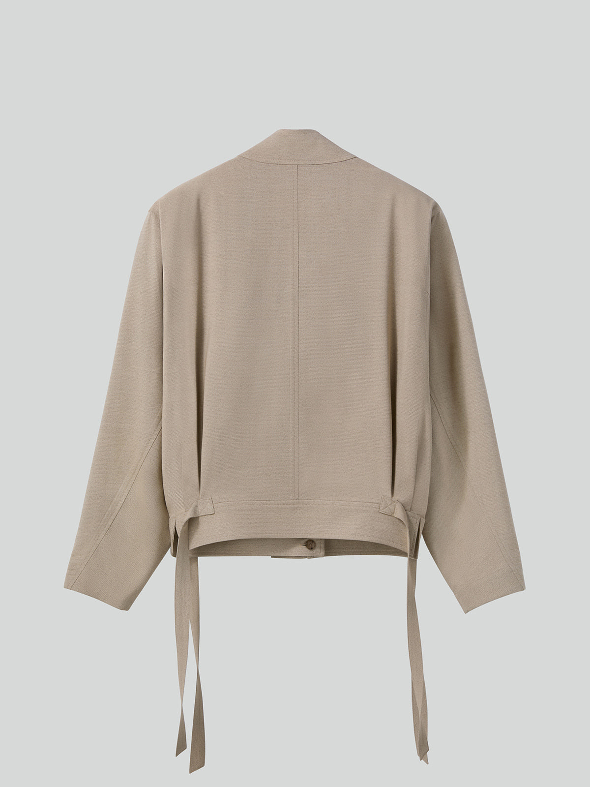 Recto - Draped Scarf Detail Jumper (Sand Beige) product image 6 | TRAB K-Fashion Australia