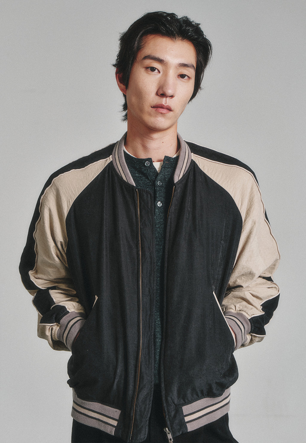 Art if acts - Vintage Souvenir Jacket (Black/Mud) product image 5 | TRAB K-Fashion Australia
