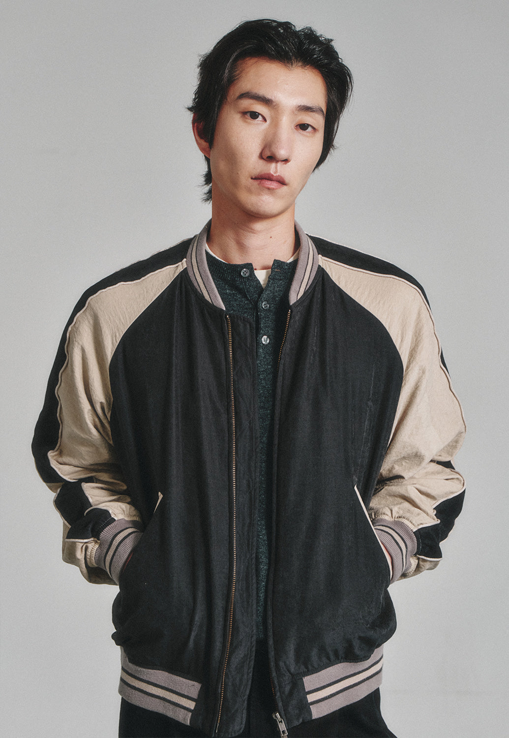 Art if acts - Vintage Souvenir Jacket (Black/Mud) product image 5 | TRAB K-Fashion Australia