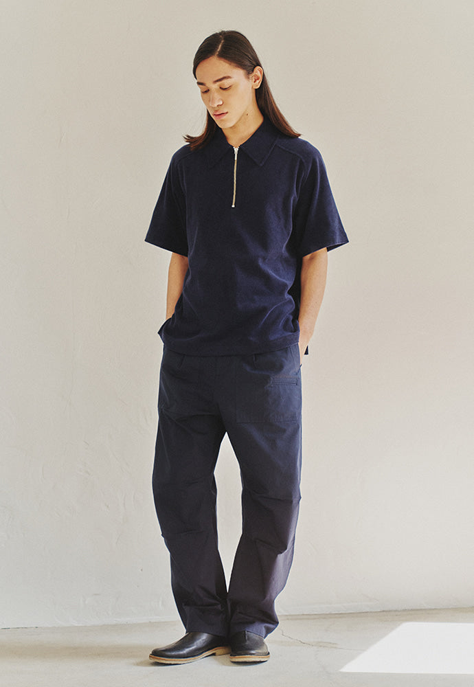 Art if acts - Terry Half Zip-up Shirt (Dark Navy) product image 3 | TRAB K-Fashion Australia