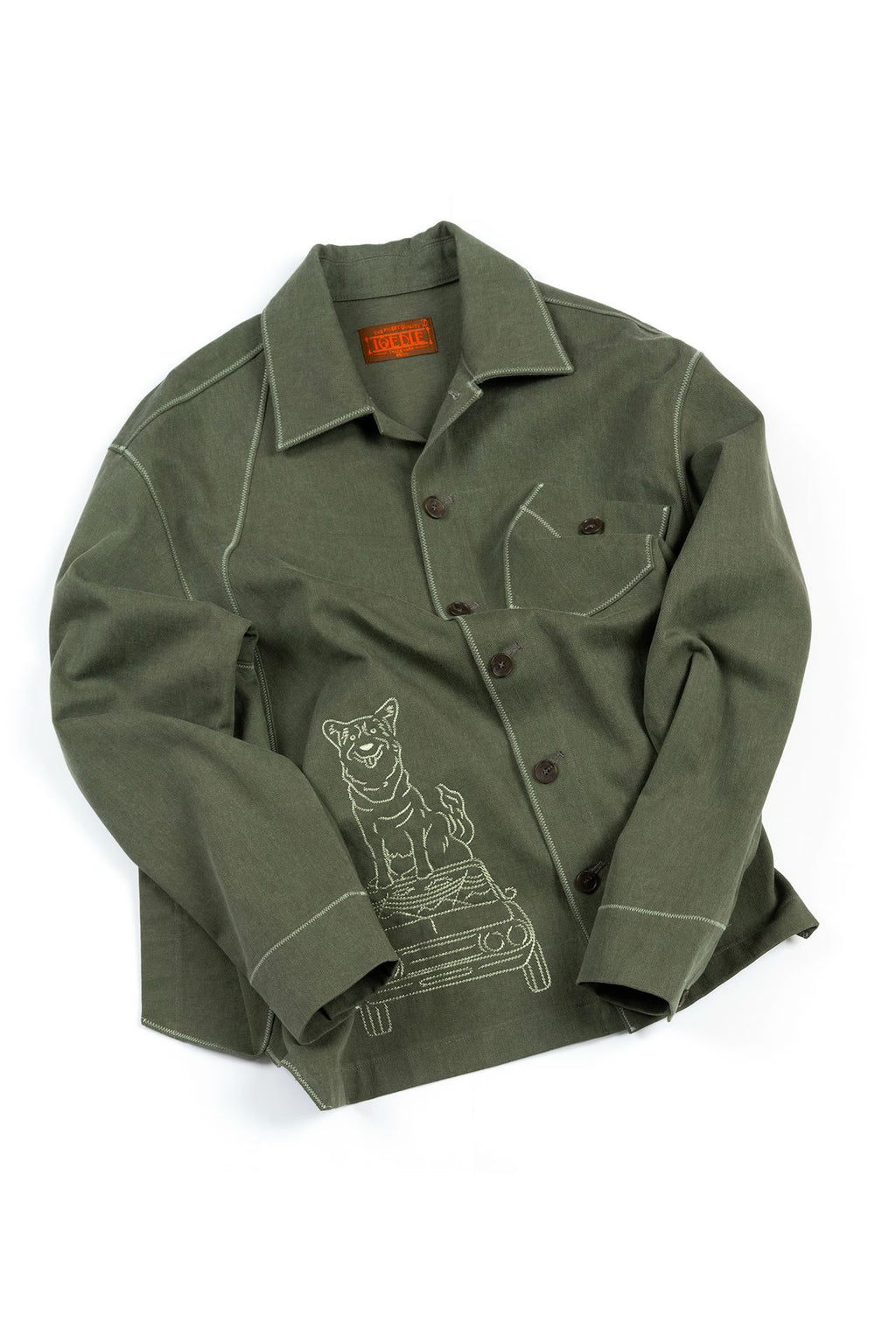 Ioedle - Diagonal Landscape Shirt (Green) product image 1 | TRAB K-Fashion Australia