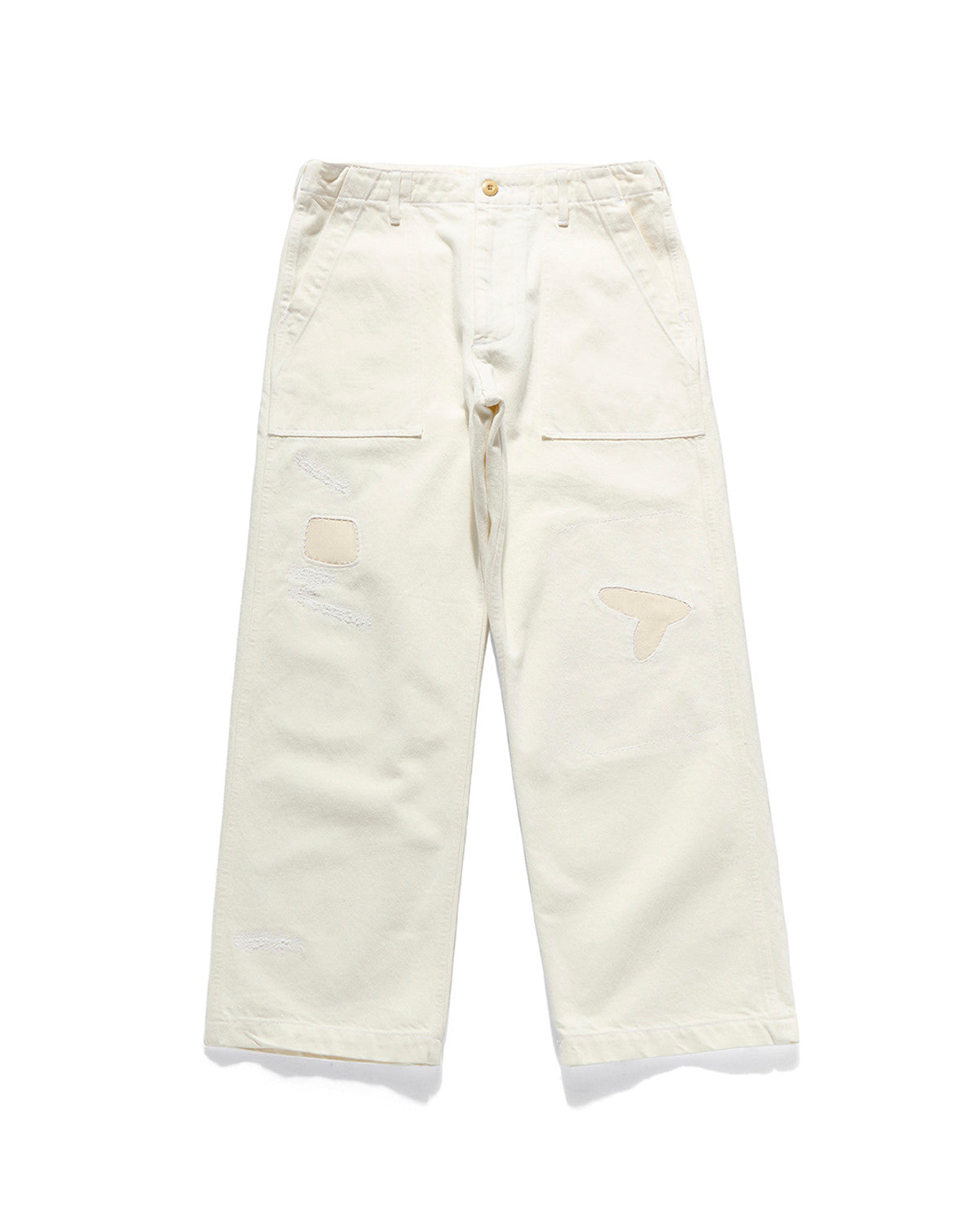 Eastlogue - Damaged Fatigue Pants (Ecru) product image 3 | TRAB K-Fashion Australia