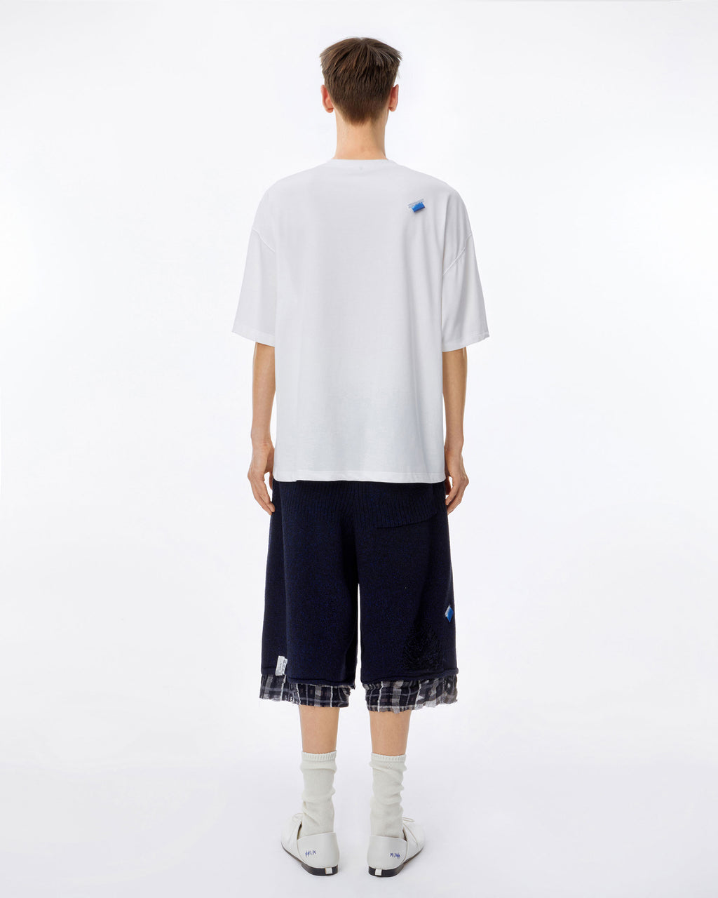 Ader Error - Blue bee decalcomanie t-shirt (Off white) product image 5 | TRAB K-Fashion Australia
